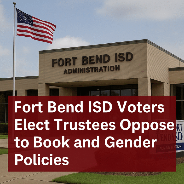 Fort Bend ISD Voters Elect Trustees Opposed to Book and Gender Policies